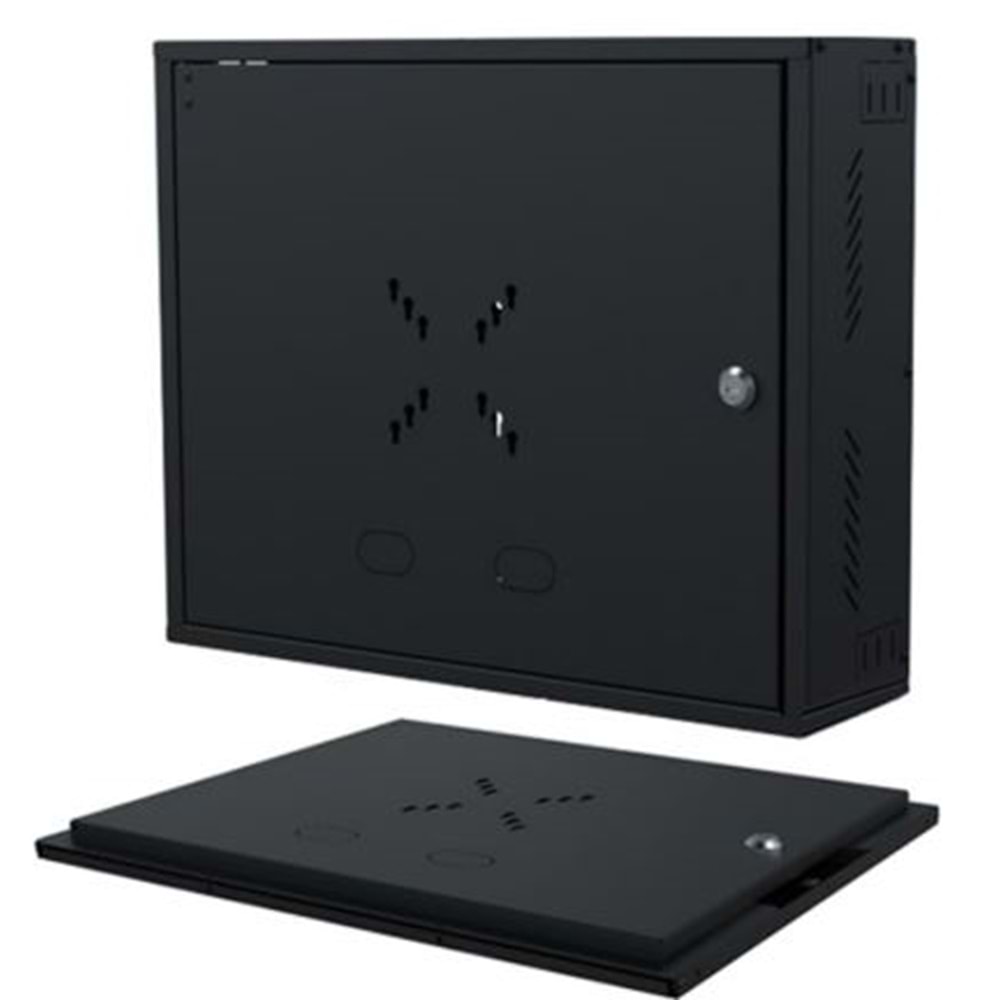 METAL SİYAH SAC KABİNET 450x350x100