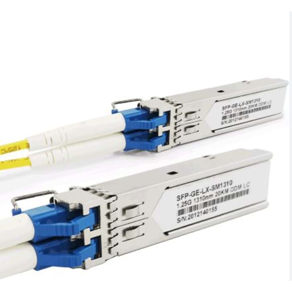 Sfp Modül 1.25G Sfp Sm Dual Fiber Lc 1310Nm 20Km Ddm