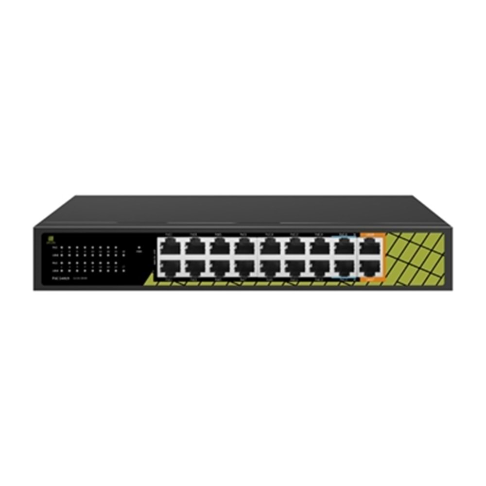 GENATA - ES18UD-P 16 PORT POE SWITCH