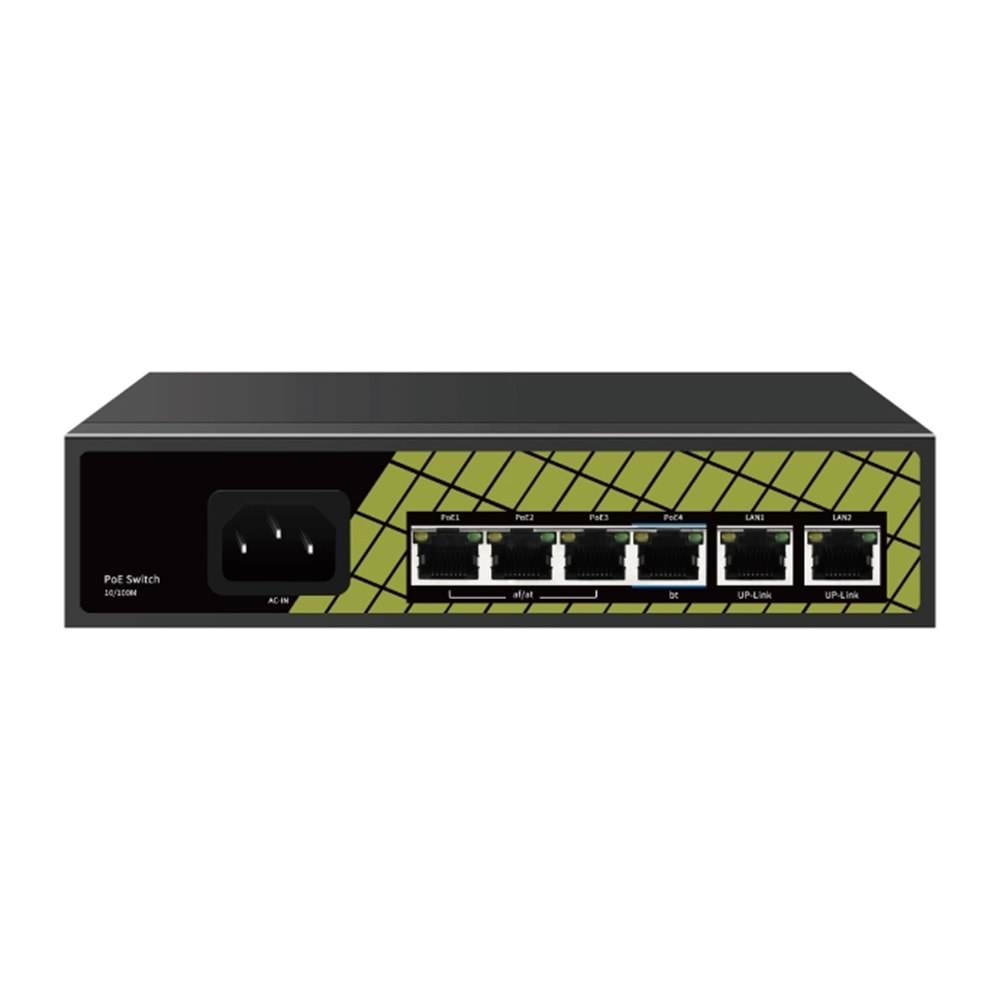 GENATA - P9206EA 4 PORT POE SWITCH