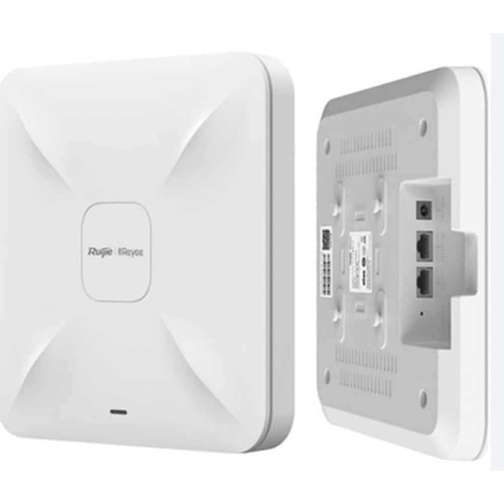 RUIJIE REYEE RG-RAP2260(G) 2 PORT GIGABIT 2.4/5GHZ 1775MBPS 2X2 MIMO WIFI6 POE TAVAN TİPİ ACCESS POINT(ADAPTÖRSÜZ)
