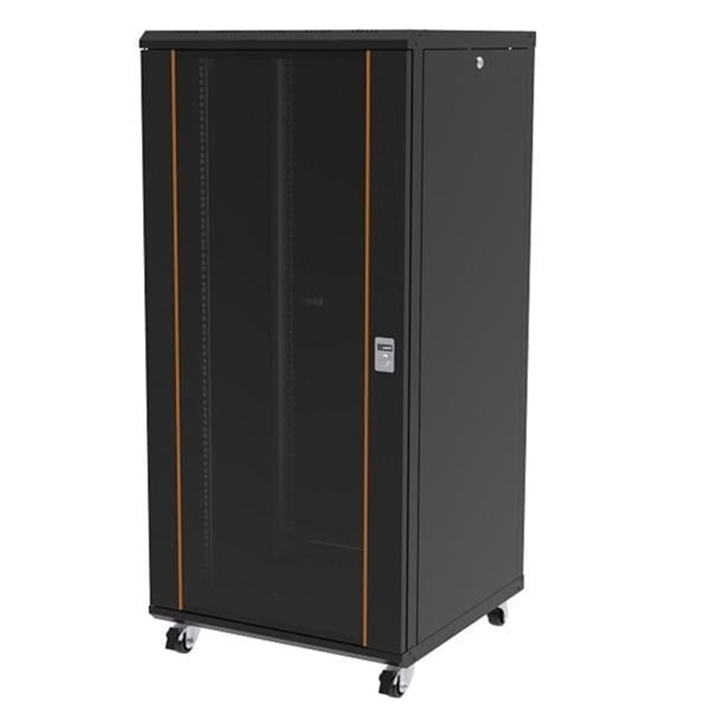 AG-VB42U8080S1-BAAA-A-M1-42U8080 AGERMONTAJLI VEGA SERISI DIKILI TIP KABINET (ONTEK ACILIM CITALI CAM/B - S1 SİYAH)