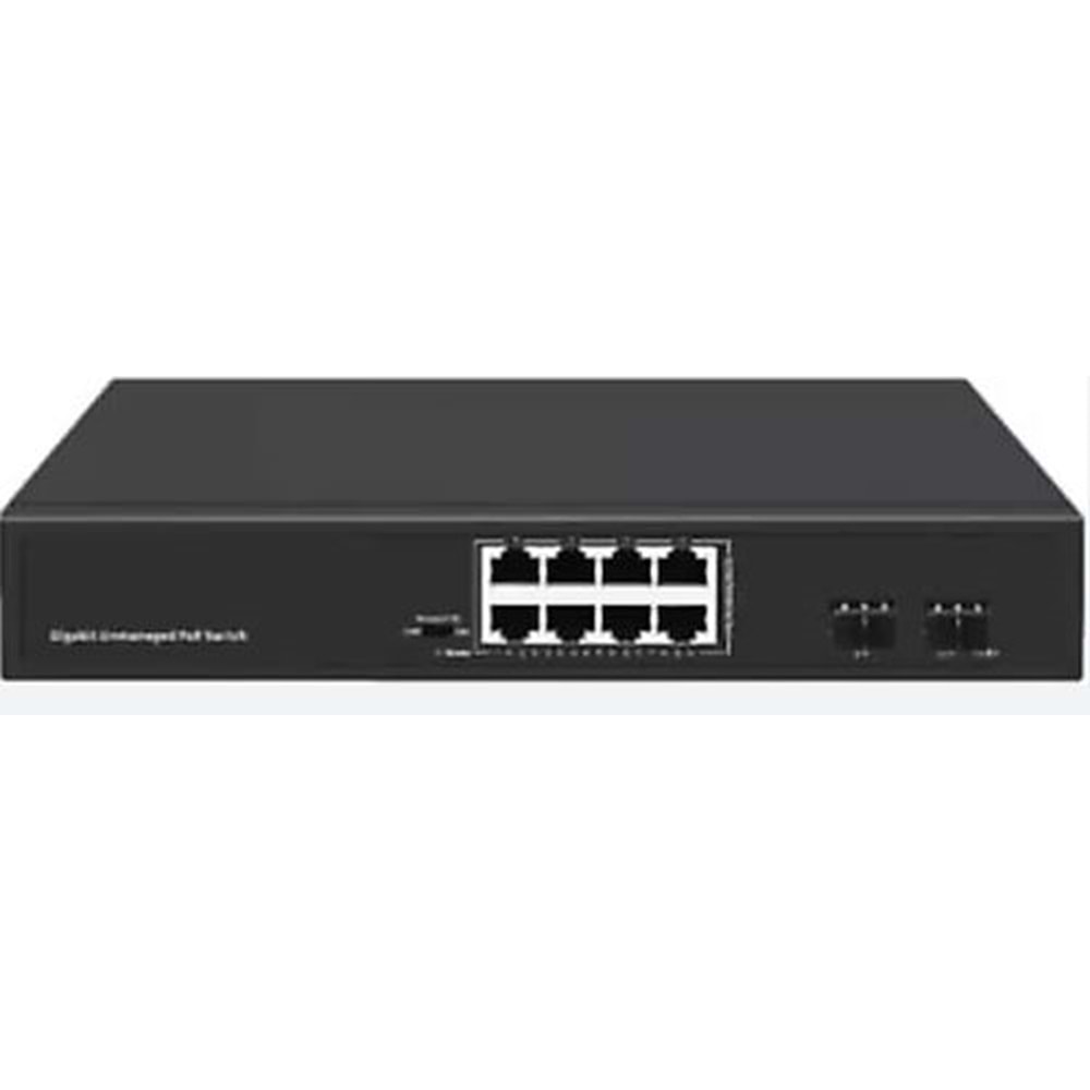ODS-8P2S 8 Port 10/100/1000 Mbps Gigabit Switch +2sfp Fiber