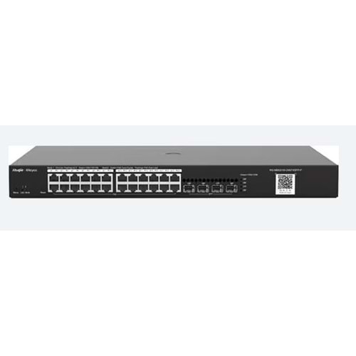 RUIJIE REYEE RG-NBS3100-24GT4SFP-P 24 PORT GIGABIT + 4X1GB SFP UPLİNK L2 YONETILEBILIR 370 W POE RACKMOUNT SWITCH
