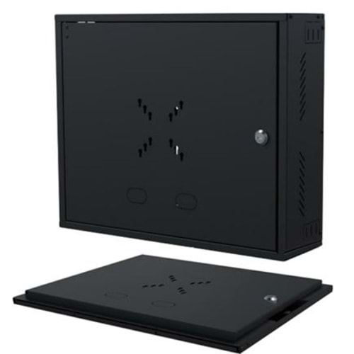 METAL SİYAH SAC KABİNET 450x350x100