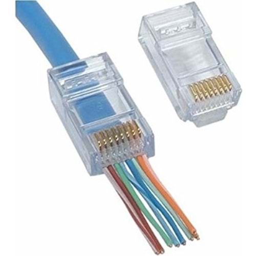 RJ45-EZ CAT5/CAT6 AÇIK UÇLU (100 LÜK)