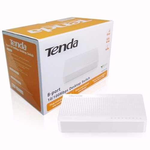 TENDA 8-PORT 10/100MBPS DESKTOP APTAL SWİTCH