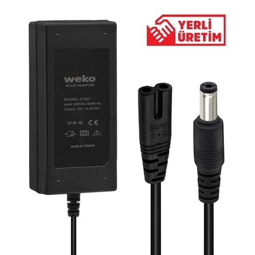 WEKO 21527 12V-5A ADAPTÖR