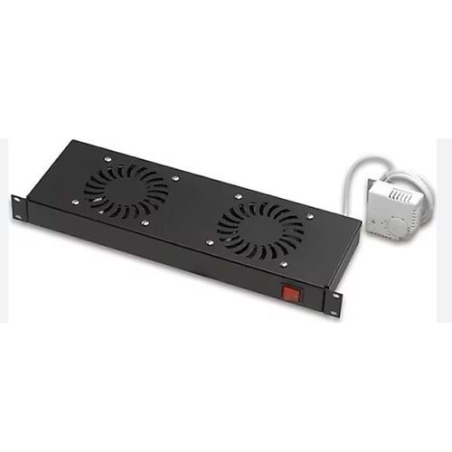 VG-F2T-A-S1-AGER DIKILI TIP TERMOSTATLI 2 FAN MODULU (9005 SİYAH)