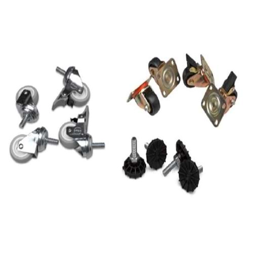 AA-TKR5525-A-PS-DORT NOKTADAN BAGLANTILI TEKERLEK GRUBU 1 SET 4 AD (2 FRENLI 2 FRENSIZ) KABINE MONTAJLANACAK