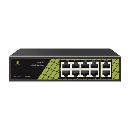 GENATA - P9828V6 8 PORT POE SWITCH