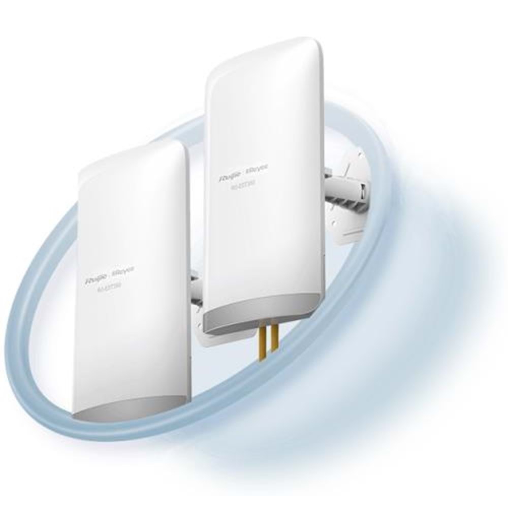RUIJIE REYEE RG-EST350 V2 867MBPS 5KM PTP 30 DERECE DIS ORTAM 2 LI SET ACCESS POINT(ADAPTÖRLÜ)